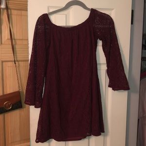 Off the shoulder dress